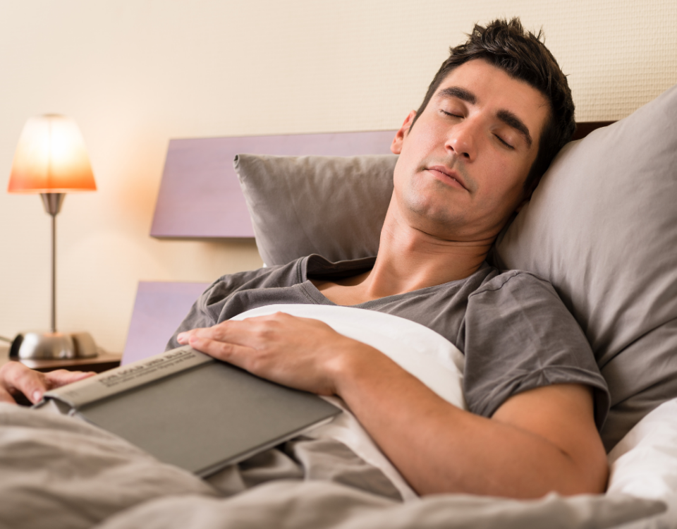 falling asleep while reading